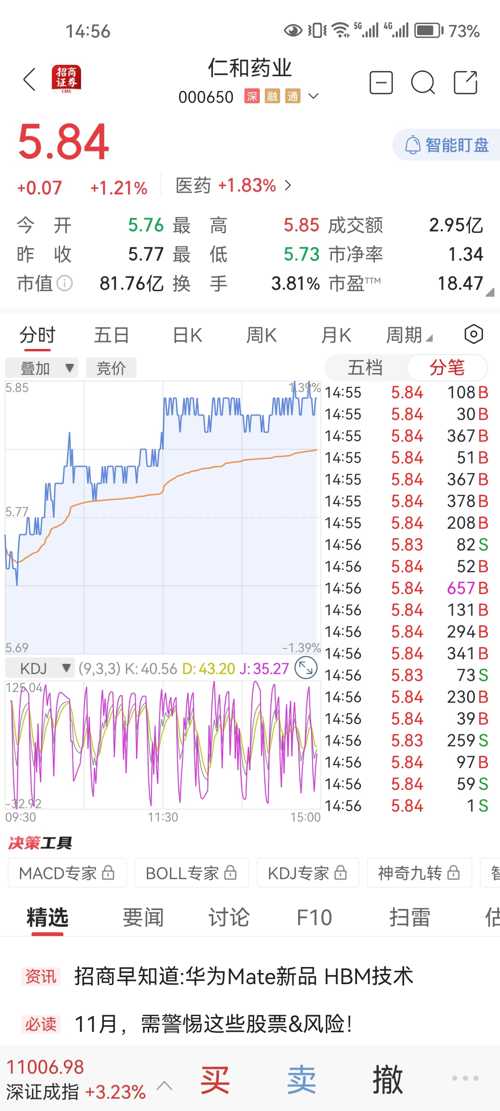 仁和股票最新动态全面解读